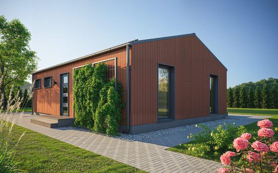 Compact Living 83 – 2 guļamistabu māja ar 83,5m² apbūves laukumu