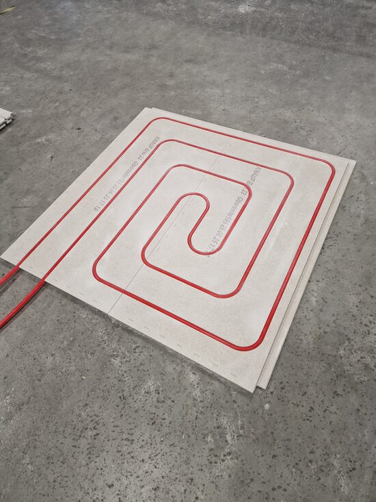 Modulārais siltās grīdas sistēmas risinājums