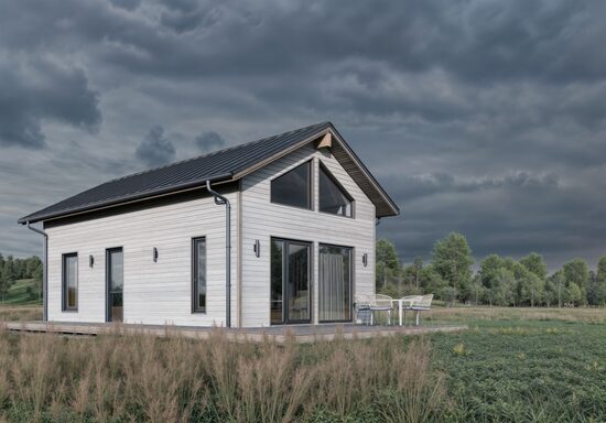 Māja "Open Loft" - plaša 1. grupas ēka ar apbūves laukumu 60m2